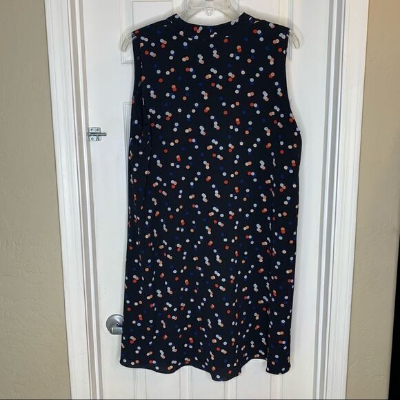 Vince Camuto Polka Dot Confetti Multicolored Dress Size 2X - Picture 3 of 8